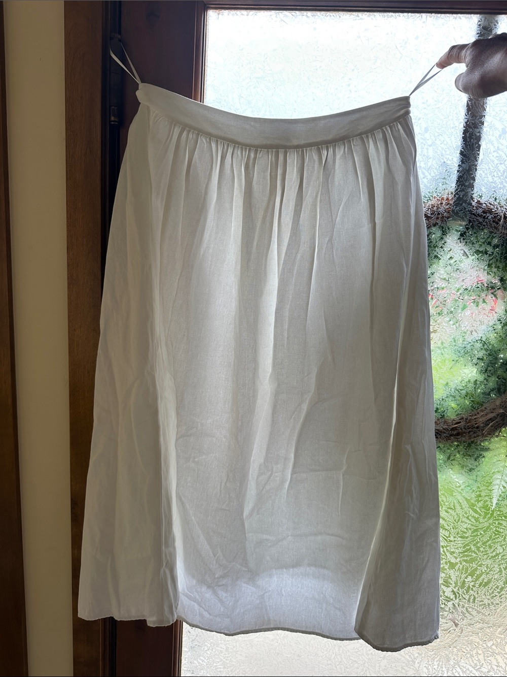 Mod Ref White Midi Skirt
